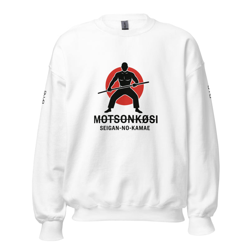 Motsonkosi™ Seigan-no-Kamae Crewneck – Samurai Guard Stance Unisex Sweatshirt